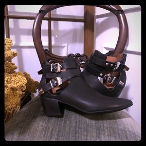JEFFREY CAMPBELL EVERLY BOOTIES BLACK 8.5 $195